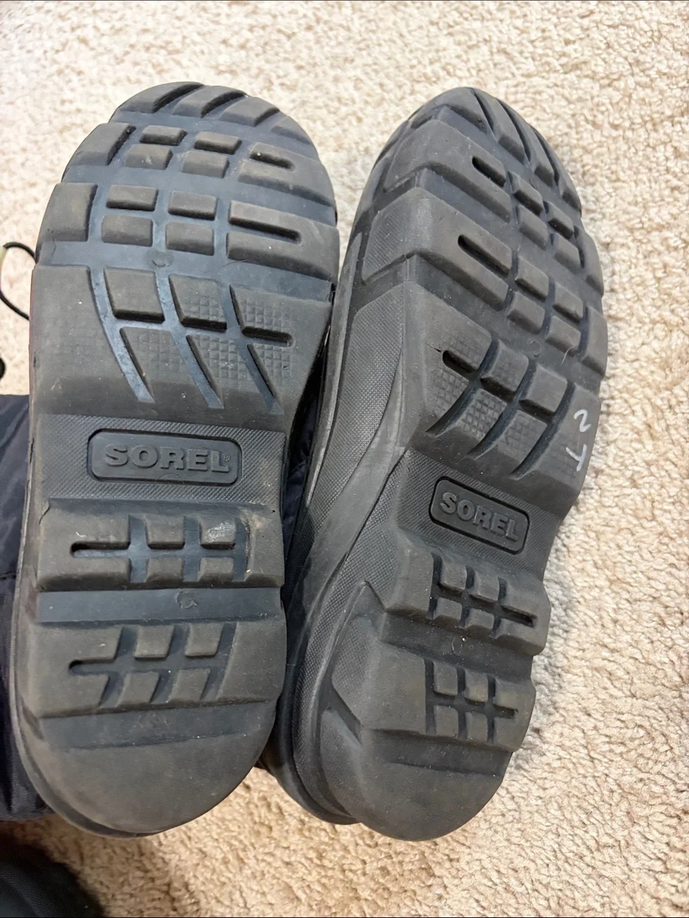 Sorel Black Insulated Snow Boots Size 5 Winter